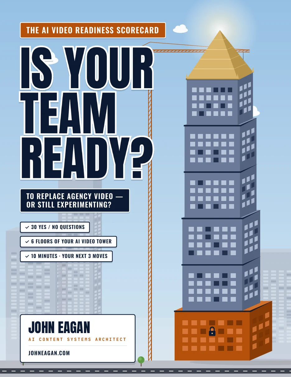 Cover of The AI Video Readiness Scorecard PDF
